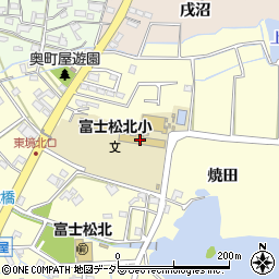 刈谷市　富士松北児童クラブ周辺の地図