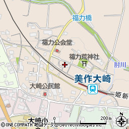 岡山県津山市福力101周辺の地図