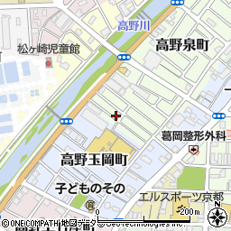 京都府京都市左京区高野泉町10周辺の地図