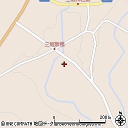広島県庄原市西城町三坂635周辺の地図