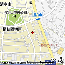 愛知県名古屋市緑区桶狭間切戸1110周辺の地図
