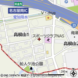 愛知県名古屋市緑区高根山周辺の地図