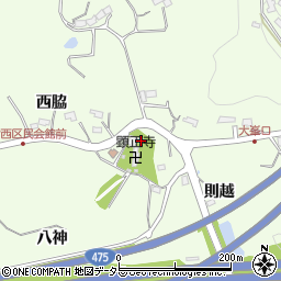 愛知県豊田市岩倉町西脇23周辺の地図