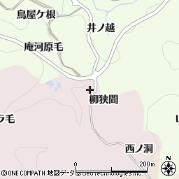 愛知県豊田市桂野町（柳狭間）周辺の地図
