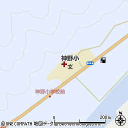 宍粟市立神野小学校周辺の地図