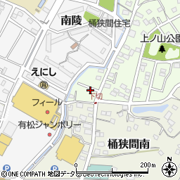 愛知県名古屋市緑区桶狭間上の山3725周辺の地図