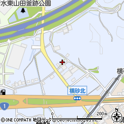 静岡県静岡市清水区横砂1657-1周辺の地図