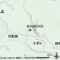 愛知県豊田市花沢町加羅竹周辺の地図