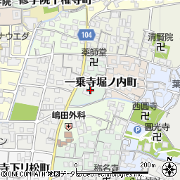 京都府京都市左京区一乗寺堀ノ内町周辺の地図