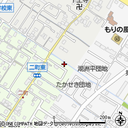 滋賀県守山市二町町1-15周辺の地図