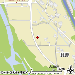 兵庫県神崎郡神河町貝野378周辺の地図