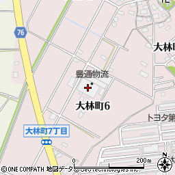 豊通物流株式会社　豊田営業所周辺の地図