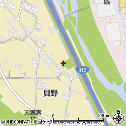 兵庫県神崎郡神河町貝野321周辺の地図