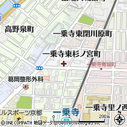 京都府京都市左京区一乗寺東杉ノ宮町16周辺の地図