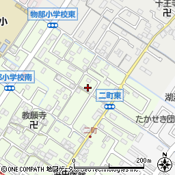 滋賀県守山市二町町108-3周辺の地図