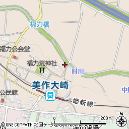 岡山県津山市福力147-1周辺の地図