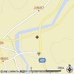 兵庫県宍粟市山崎町上牧谷960周辺の地図