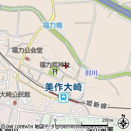 岡山県津山市福力136周辺の地図
