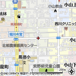 京都府京都市北区紫竹下梅ノ木町周辺の地図