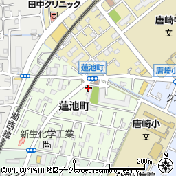 アイセイ薬局　唐崎店周辺の地図
