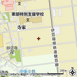 〒410-2122 静岡県伊豆の国市寺家の地図