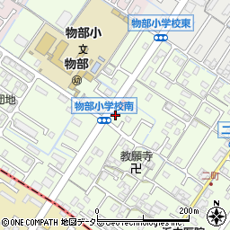 滋賀県守山市二町町216-6周辺の地図