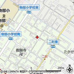 滋賀県守山市二町町133-5周辺の地図