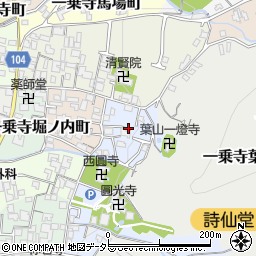 京都府京都市左京区一乗寺葉山町周辺の地図