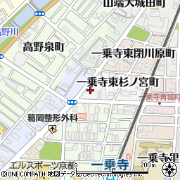 京都府京都市左京区一乗寺東杉ノ宮町19-2周辺の地図