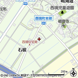 愛知県刈谷市西境町石根周辺の地図