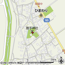 滋賀県蒲生郡竜王町岡屋1347周辺の地図