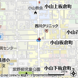 〒603-8172 京都府京都市北区小山初音町の地図