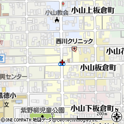 京都府京都市北区小山初音町周辺の地図