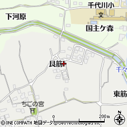 京都府亀岡市千代川町湯井艮筋周辺の地図