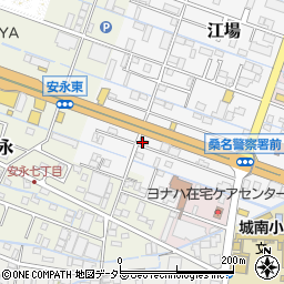 有限会社ミナミ花店　江場店周辺の地図