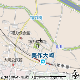 岡山県津山市福力133周辺の地図