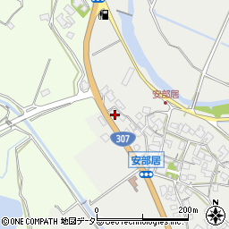 滋賀県蒲生郡日野町安部居752周辺の地図
