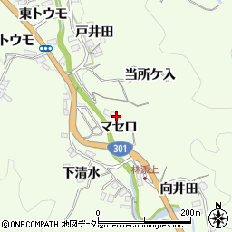 愛知県豊田市林添町マセ口周辺の地図