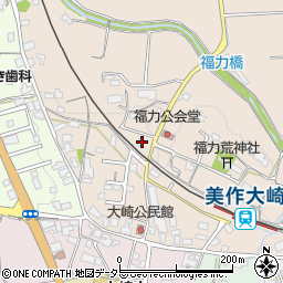 岡山県津山市福力203-1周辺の地図