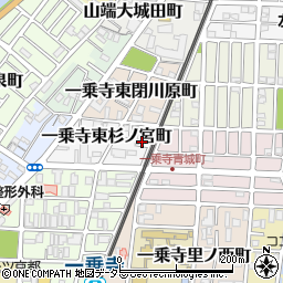 京都府京都市左京区一乗寺東杉ノ宮町33周辺の地図