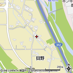 兵庫県神崎郡神河町貝野300周辺の地図