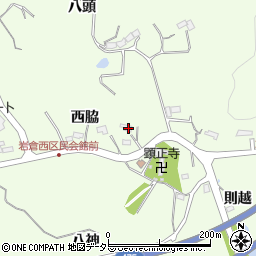 愛知県豊田市岩倉町西脇57周辺の地図