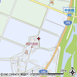 兵庫県西脇市黒田庄町西澤40周辺の地図