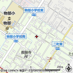 滋賀県守山市二町町133-2周辺の地図
