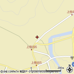 兵庫県宍粟市山崎町上牧谷800周辺の地図
