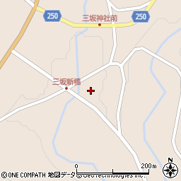 広島県庄原市西城町三坂858周辺の地図