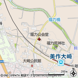 岡山県津山市福力104-3周辺の地図