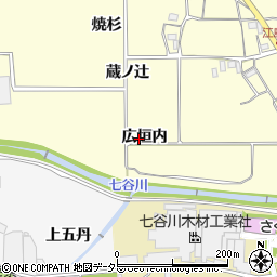 京都府亀岡市千歳町千歳広垣内周辺の地図