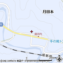 岡山県真庭市月田本602周辺の地図