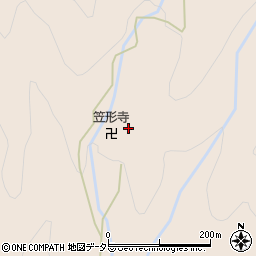 笠形寺周辺の地図